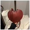 Bolso tejedor de ocio para ir al trabajo, moda de primavera nueva, diseño simple de personalidad, bolso popular cruzado al hombro, bolso de amor