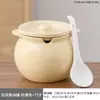 Jarra de Cerámica para Manteca, Tanque de Aceite Doméstico Resistente a Altas Temperaturas con Tanque de Filtro, Tanque de Almacenamiento de Aceite con Tapa, Utensilios de Cocina, Taza para Estofado