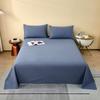 Sábana de Algodón Cepillado Clase A, Compra Individual, 100% Algodón, Cubrecama Gris para Dormitorio, Juego de Tres Piezas, Estilo Sábana Ajustable, Cama Individual