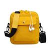Bolsa de Lona para Mujer de Hombro Ins Estilo Hong Kong Versátil Moda Popular Estudiante Cruzada Niña Bolsa Pequeña de Hombro Fabricante Se Puede Personalizar