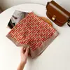 Colección de Pañuelos Cuadrados Pequeños Retro de 70 cm, Nuevo Pañuelo de Seda Otoño e Invierno, Bufanda para el Cuello con Patrón de Espiga, Protector de Cuello Multiusos, Pañuelo Vintage para Atar Bolsos