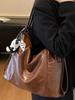 2025 Nueva Mochila de Gran Capacidad para Viajes Cotidianos Mochila de Hombro Único Estilo Retro Casual Tendencia Urbana Bolso Tote para Mujer