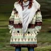 [Processamento Personalizado] Novo Casaco de Inverno Feminino com Pelúcia Estilo Europeu e Americano Casaco com Capuz 3D de Natal Atacado