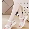 Sandalias Deportivas para Mujer 2026 Verano Nuevos Populares Zapatos de Plataforma Suela Gruesa Planos Elegantes Estudiante Celebridad de Internet Zapatos de Playa