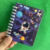Cartoon Animal A7 Espiral Pequeno Caderno de Bolso Fofo Estudante Caderno Pautado Caderno Unicórnio Diário Fofo