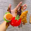Llavero Popular de Peluche Agua Alcalina Gourmet Pan Mejor Amiga Mochila Escolar Colgante Lindo Venta al por Mayor Regalo de Cumpleaños para Estudiante