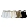 Shorts estilo minimalista coreano de cintura alta em linha A com cinto, calça social de Tencel com caimento, emagrecem e valorizam silhuetas petites