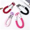 Pulseira Colorida de Dopamina Corda Chaveiro de Câmera Cordão Anti-Perda para Celular Bolsa para Garrafa de Água Tira Curta de Celular Trançada