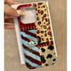Capa Planeta Estampa Leopardo Adequada para Telefone Apple 17, iPhone 15 Pro Max Degradê, Novo Modelo para 14, Atração Magnética a Laser para 12