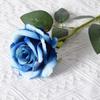 Simulação rosa única grande flanela rosa dia dos namorados decoração de casamento em casa flor falsa flor de seda artificial rosa