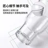 Copo Larga Boca Retro de Grande Capacidade para Chá de Frutas, Copo para Café Americano Gelado, Copo de Vidro Transparente de Nicho, Copo para Suco, Copo para Bebidas