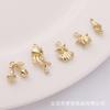Colgante de Concha y Estrella de Mar Relleno de Oro de 14K Colgante Accesorios con Cuentas Hecho a Mano DIY Collar Aretes Materiales de Joyería