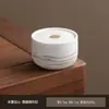 Cenicero de Jade para Sala de Estar en Casa, Estilo Chino Nuevo, Lujo Ligero, Gama Alta con Tapa, Anti-Ceniza Volante, Cenicero Creativo de Porcelana Blanca