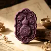 Colgante de collar de etiqueta de incienso de la fortuna de cien caracteres con patrón de nubes, Adorno colgante para coche de etiqueta de incienso de estilo antiguo, Venta al por mayor de fábrica