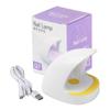 Nueva lámpara de fototerapia transfronteriza 6W Mini LED pequeña lámpara de horneado portátil lámpara de huevo de un solo dedo lámpara de cáscara de huevo con interfaz USB