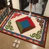 Fabricante de felpudo de entrada estilo lana 3D transfronterizo, alfombrilla de baño, alfombrilla de tierra de diatomeas, alfombrilla de baño antideslizante