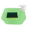 Dispenser de Sabão Líquido para Louça Quadrado Redondo Transfronteiriço Pressionador de Cozinha Artefato de Limpeza Esponja Limpeza de Cozinha Sabão para Louça