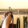 Gancho para Bolsa de Material Plástico Perchero para Corbata Bufanda de Seda Estante de Almacenamiento sin Costuras Perchero de Exhibición para Bolsos de Cuero Colgante de Arco para el Hogar
