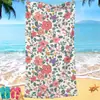 Toalla grande absorbente de natación de playa de dibujos animados microfibra transferencia de calor impresión digital toalla de playa Butterfly toalla de baño