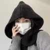 Gorro de punto Kawanishi para turismo con borla roja para mujer, otoño e invierno, viaje por el Día Nacional, sombrero de lana calado para pradera