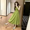 Nuevo vestido de verano 2026 estilo coreano, un vestido suave y dulce para niñas