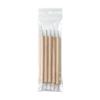 Pluma para Manicura Japonesa Traje de Doble Cabeza Dibujo de Puntos Ondulados Pluma Especial de Madera para Pintar con Flores y Diamantes Herramienta Especial Pluma para Manicura