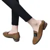 Sapatos Femininos de Couro 2026 Novo Estilo Senhoras Solado Macio Confortável Outono Sapatos de Dia a Dia Mocassins de Couro Macio Salto Baixo Não Cansam os Pés Sapatos Femininos