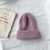 Chapéus para Mulheres no Outono e Inverno, Chapéus de Lã Versáteis para Casais, Chapéus de Tricô Simples da Moda Estilo Coreano para Estudantes para Aquecer
