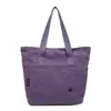 Bolso Tote de Color Sólido Estilo Japonés para el Trabajo Modelo Nuevo 2026 Bolso de Hombro Grande para Estudiantes Bolso de Mano de Nicho de Moda