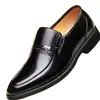 [Zapatos Militares de Cuero de Primera Calidad] 100% Piel de Vaca Entera Rebaja Especial Zapatos de Cuero Casual de Negocios para Hombre Suela Blanda