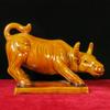 Curve-se para beber água Gado Cerâmica Gado Amarelo Gado Verde Artesanato Banheiro Cozinha tamanho pequeno Porcelana Búfalo Ornamentos