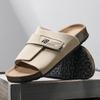 Moda Casual de Verão Nova Birkendish Chinelos de Cortiça Masculinos Chinelos de Fundo Macio Cruzamento de Fronteira Tamanho Grande Chinelos Leves e Confortáveis