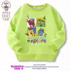 Sudadera para Niños Numberblocks Estilo Primavera y Otoño Camiseta Básica Infantil Atuendo Estiloso Versión Coreana