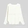 Bestseller Transfronterizo Europeo y Americano Top de Punto de Manga Murciélago Holgada Perezosa de un Hombro Comercio Exterior Suéter Nuevo Estilo Primavera Otoño Mujer