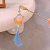 Accesorios para el Cabello de Año Nuevo Borla Lámpara de Palacio Cabello Pasador de Cabello Pasador de Cabello Luminoso de Alta Calidad Tocados Antiguos para Mujer Accesorios Combinables Diarios Hanfu