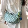 Bolsa Francesa Design Nicho Feminino 2022 Nova Textura Elegante Saco Peito Saco Casual Crossbody Bag