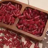 Cuentas de Vidrio Personalizadas con Motas Doradas Estilo Antiguo, Cuentas de Nudo de Bambú, Cuentas Sueltas, Accesorios Hechos a Mano para DIY, Cuentas de Vidrio Imitación Jade