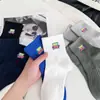 Meias Cityboy para Homens e Mulheres Estilo Coreano Ins Tendência Celebridade da Internet High Street Skate Respirável Meias Esportivas Meia de Cano Médio com Letra