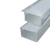 Luz linear LED, luminária linear, canal de alumínio linear embutido, luminária de teto de camada dupla montada na superfície e oculta para guarda-roupa, canal de luz linear