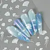 Manicure de Flores Silvestres Coloridas de Primavera Adesivos em Relevo Pintura a Óleo Romântica Adesivos de Unha Frescos Simples Fofos Novo Estilo
