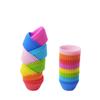 Forma de Silicone para Muffin Redonda 7cm Forma para Bolo Pequeno Forma para Confeitaria Forma para Tarte de Ovo Forma para Pudim de Assar