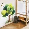 Comercio Exterior Gradiente Bola Árbol Grande Mariposa Dormitorio Sala de Estar Dormitorio Decoración del Hogar Pegatina de Pared Pegatina Autoadhesiva Venta al por Mayor Transfronterizo