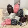 Nuevo Set de Mochila Escolar Impresa de Tres Piezas con Lazo para Estudiantes de Secundaria, Mochila Popular Ligera y Elegante