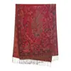 Nuevo Chal de Estilo Étnico Retro Imitación Cachemir, Transfronterizo Largo Jacquard Paisley Cálido para Viaje con Borlas