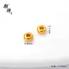 Pulseira de Contas de Ábaco Dourado Liso Estilo Antigo Feita Sob Medida Contas UFO para DIY com Superfície Lisa de Pérola Contas Redondas