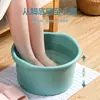 Cubeta para baño de pies de plástico Otoño e Invierno Tina para pies de plástico engrosado Tina para baño de pies elevada con masaje Cubeta para baño de pies para adultos hasta la pantorrilla sin instalación