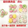 Atacado de Suprimentos Sacrificiais, Farinha Simulada, Fazendo Lanches de Homenagem, Várias Imagens, Misturados e Combinados para Adoração Ancestral nos Túmulos