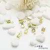Acessórios para Joias DIY Coreano Ouro Real 14k Platina Mini Fecho Único para Pendurar Acessórios para Colar Pulseira Fivela de Joia 4mm