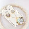 Set de Collar y Pendientes de Acero de Titanio de Alta Calidad, Nuevo Estilo Europeo y Americano, de Venta Caliente Transfronteriza, Joyería de Concha Genuina para Mujer, Precio Especial, Entrega Directa