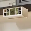 Caixa de lenços de parede para uso doméstico, sem necessidade de furar, caixa de armazenamento de guardanapos para cozinha, porta-papel higiênico para banheiro
